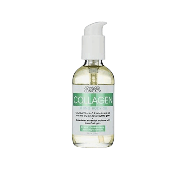 Advanced Clinicals Collagen Lifting Body Oil